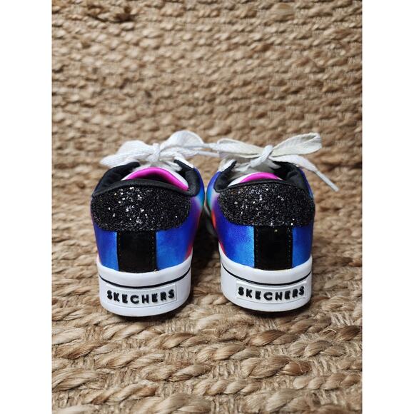 GIRLS SKECHERS HI LITE STARRY Multicolor Kids Fashion Sneakers Shoes Size 11 - Picture 10 of 13